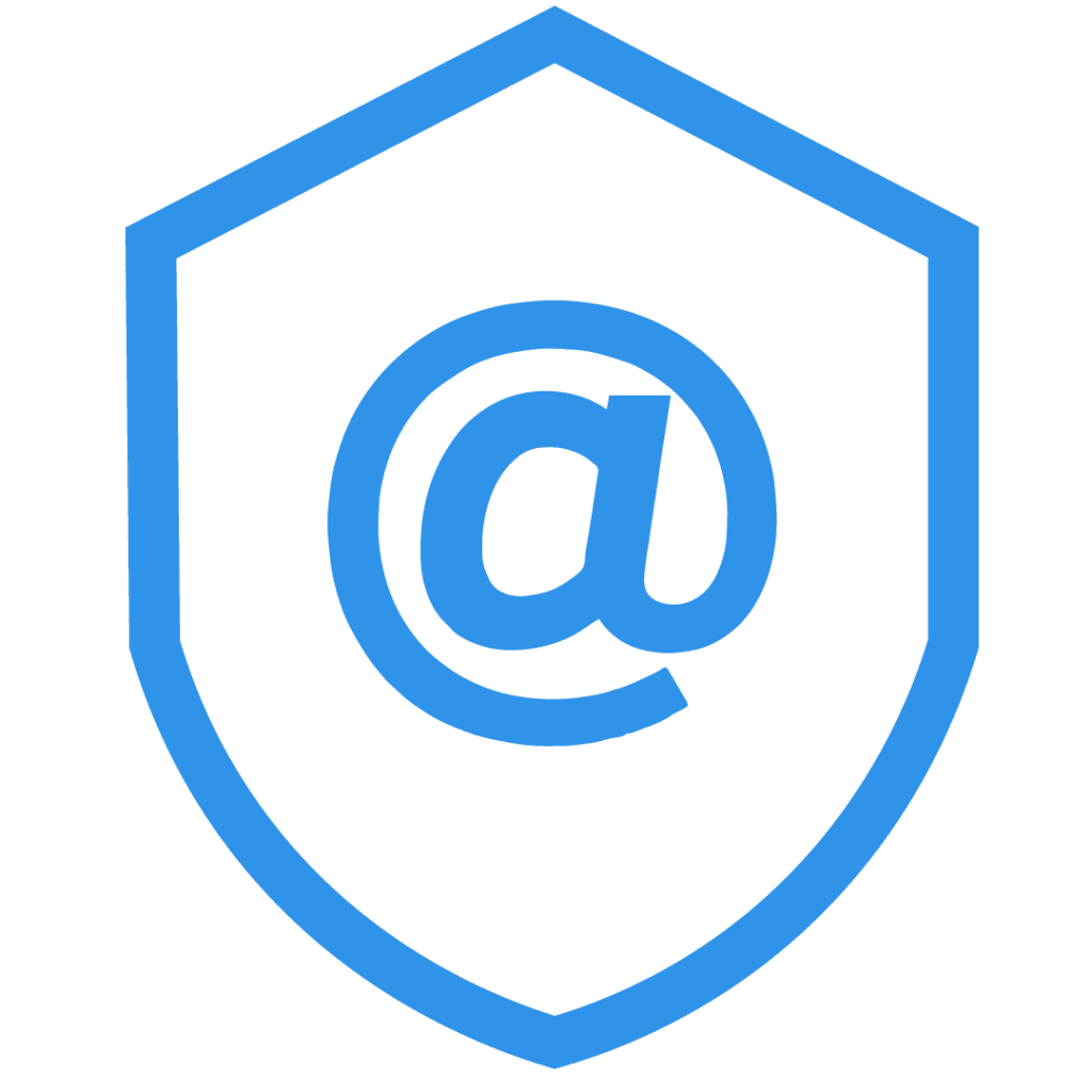 icono azul de correo electrónico certificado de legalpin