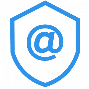 icono azul de correo electrónico certificado de legalpin