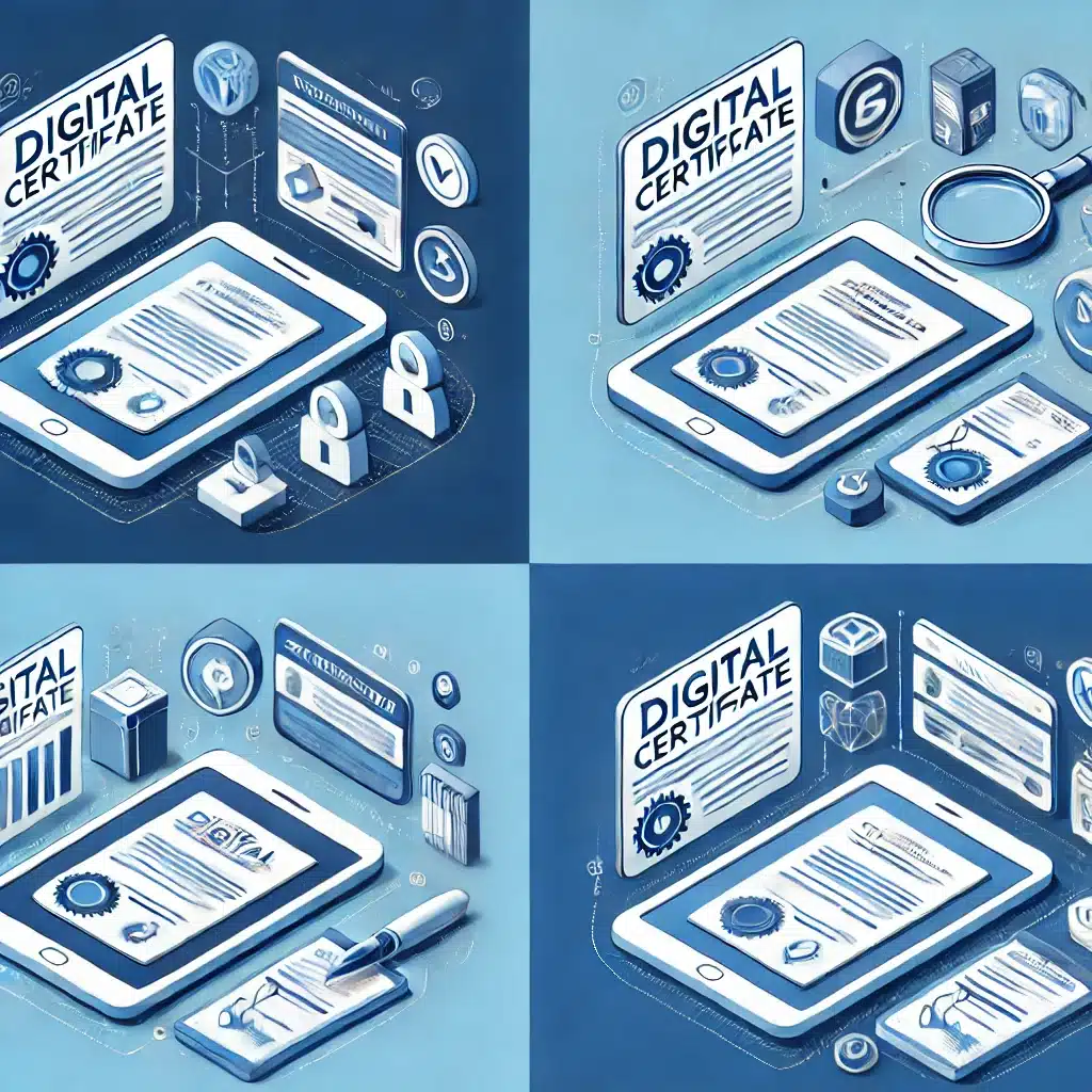 imágenes del certificado digital