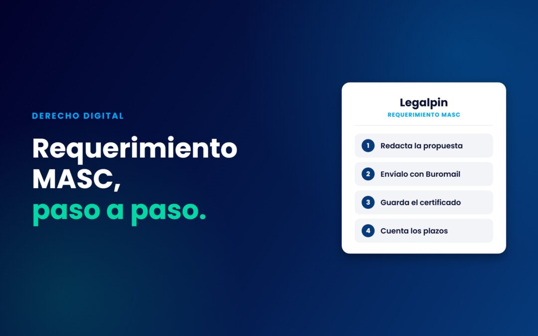 Requerimiento MASC: cómo enviarlo paso a paso